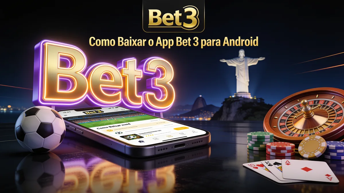 Como Baixar o App Bet 3 para Android para jogadores no Brasil